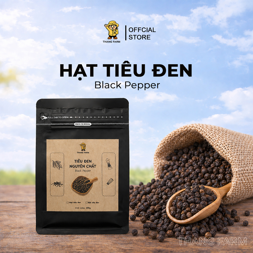 Hạt Tiêu Đen Đắk Lắk Nhà Tự Trồng, Thơm Cay Tự Nhiên