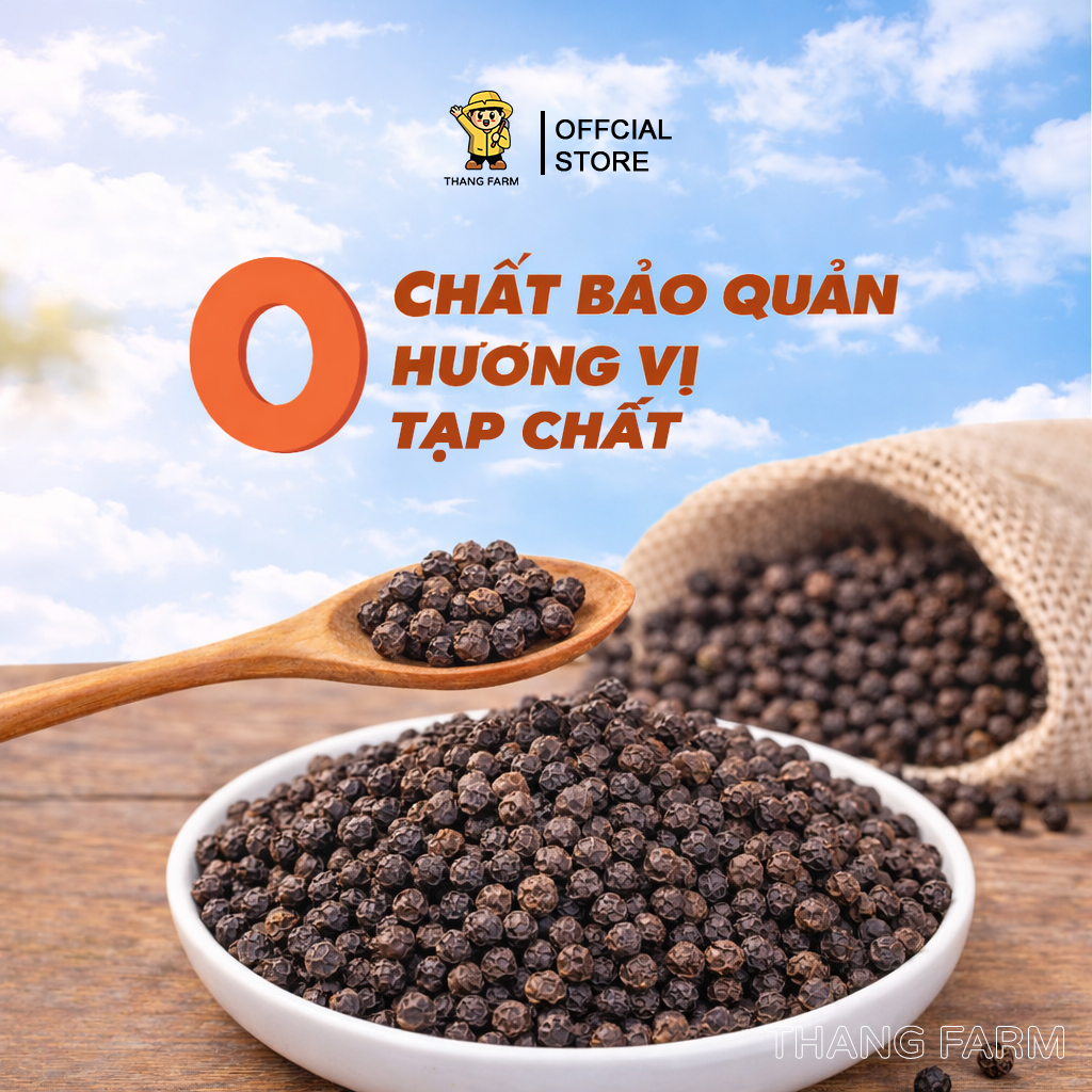 Hạt Tiêu Đen Đắk Lắk Nhà Tự Trồng, Thơm Cay Tự Nhiên - Hình ảnh 2