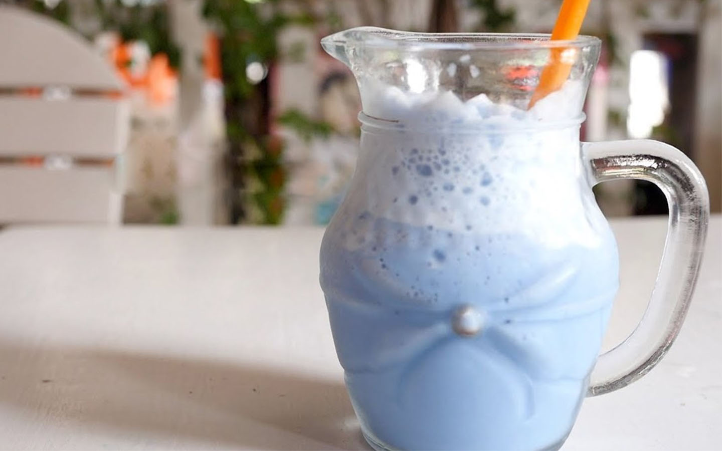 cách làm sữa hạt điều hoa đậu biếc