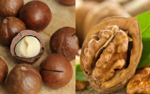 bà bầu nên hạt hạt macca hay óc chó